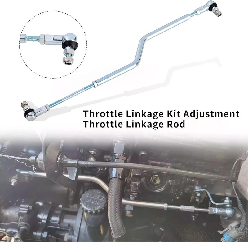 Supuse Throttle Linkage Kit Adjustment Throttle Linkage Rod Fit For Dodge Joints Dodge P-Pump-Compatible with Dodge 1994-1998, Dodge Ram 2500 1994-1998, Dodge Ram 3500 1994-1998, Dodge Cummins P7100 - Image 2